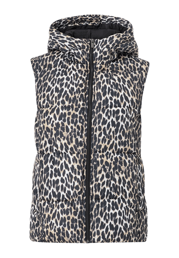 Vila - Väst viKarla Short Puffer Vest - Beige