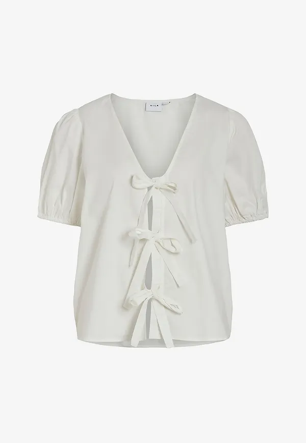 Vila - Blus viHolly S/S Top - Vit