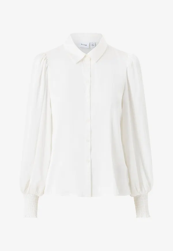 Vila - Blus viKenzie L/S Shirt - Vit