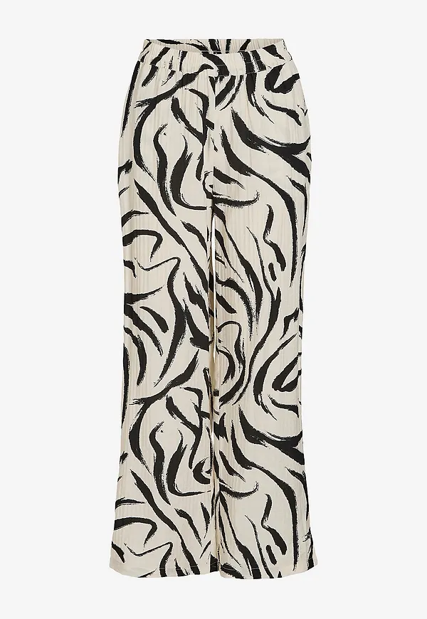 Vila - Byxa viClo HW Loose - Beige