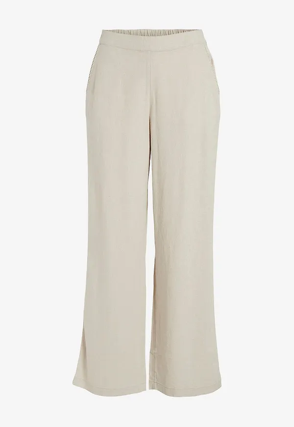 Vila - Byxor viLinda RW Pants - Beige