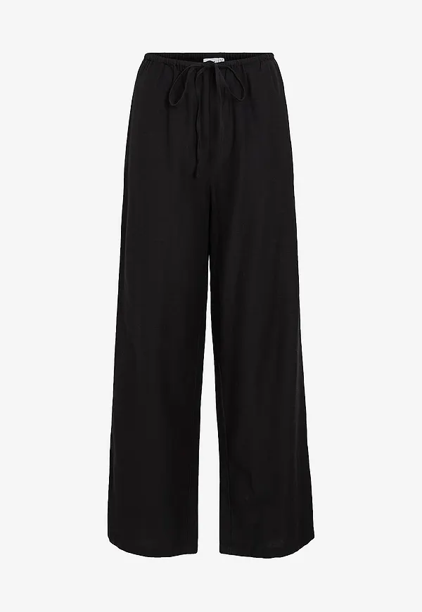 Vila - Byxor viPrisilla RW Pants - Svart
