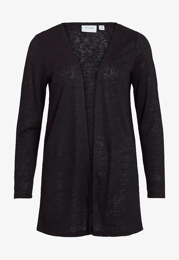 Vila - Cardigan viAmer L/S Open - Svart