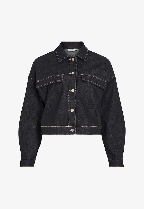 Vila - Jacka viMensina LS Denim Jacket - Blå