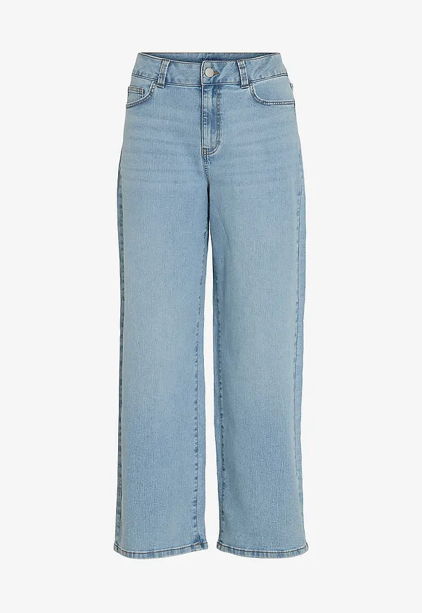 Vila - Jeans viEmma HW Wide Jeans - Blå