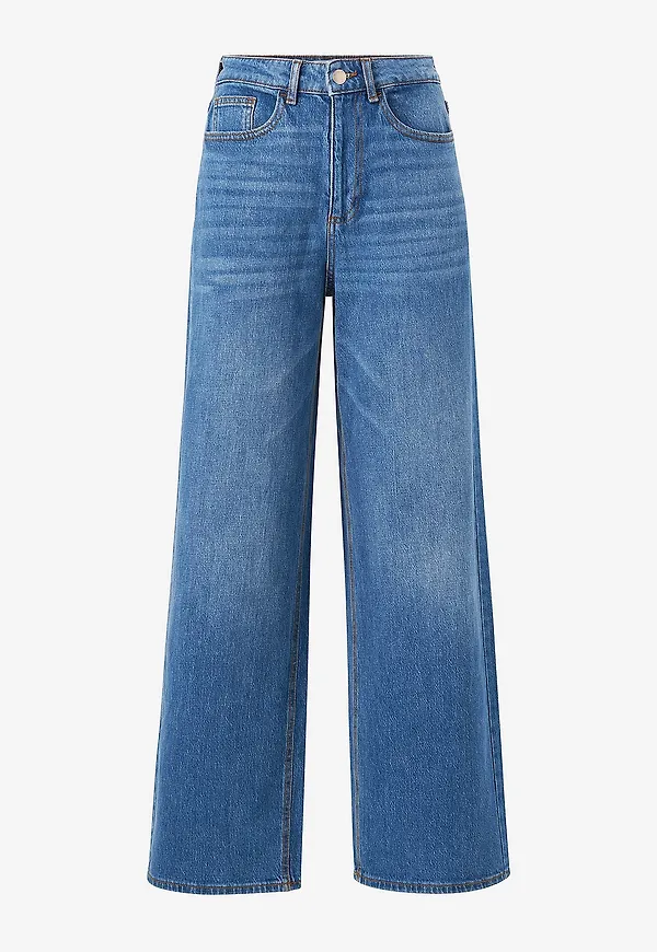Vila - Jeans viFrida Jaf HW Jeans - Blå