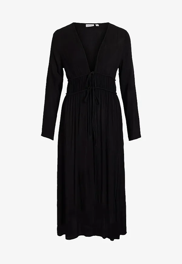 Vila - Kaftan viMaeve L/S - Svart