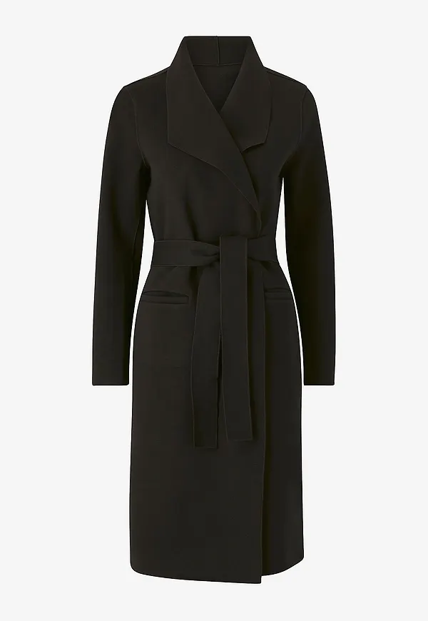 Vila - Kappa viJuice Coat - Svart