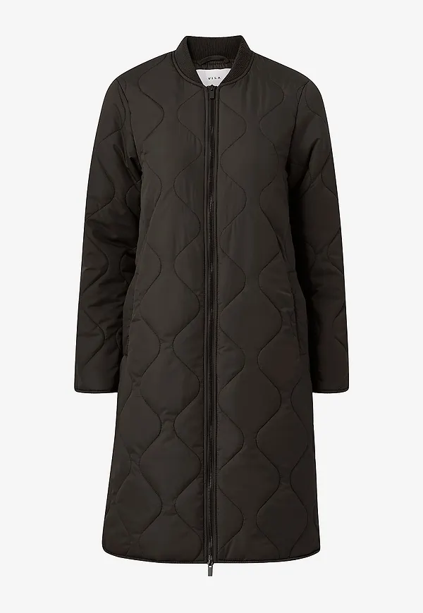 Vila - Kappa viManon Quilted Jacket - Svart