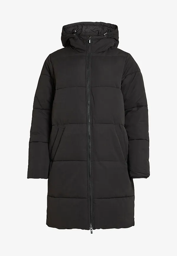 Vila - Kappa viTrust Long Jacket/4 - Svart