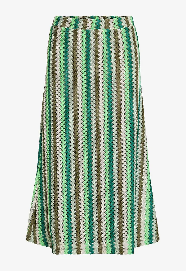 Vila - Kjol viKimera HW Midi Skirt - Grå
