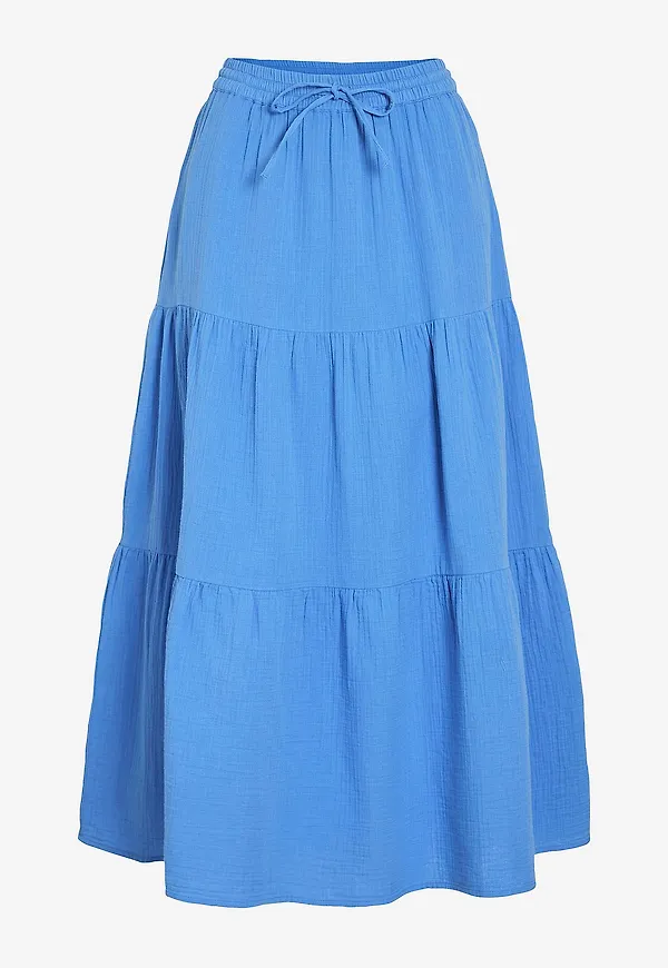 Vila - Kjol viLania RW Ankle Skirt - Blå