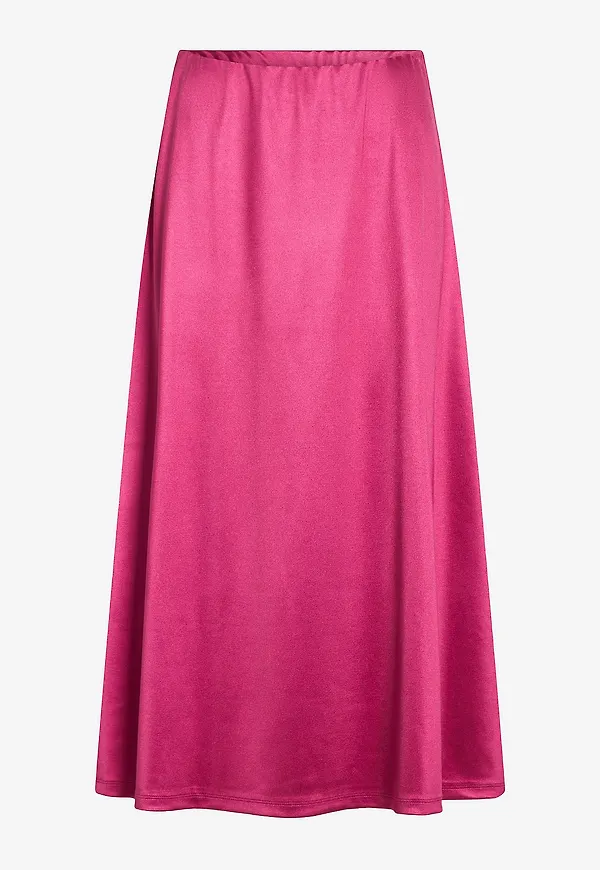 Vila - Kjol viNymera HW Midi Skirt - Rosa