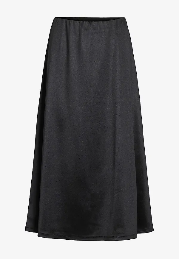 Vila - Kjol viNymera HW Midi Skirt - Svart