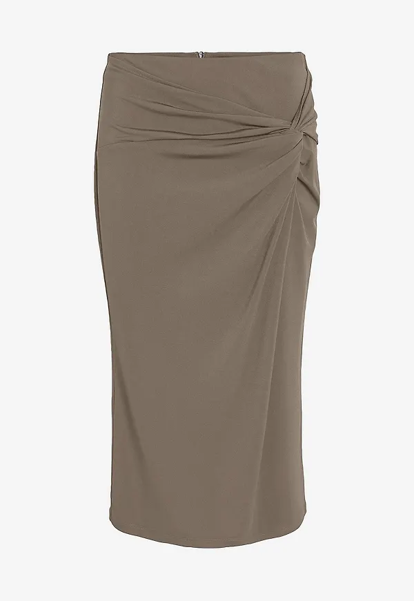 Vila - Kjol viPatrika Midi Skirt #5 - Brun