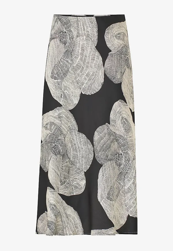 Vila - Kjol viRoxy HW Long Skirt - Svart