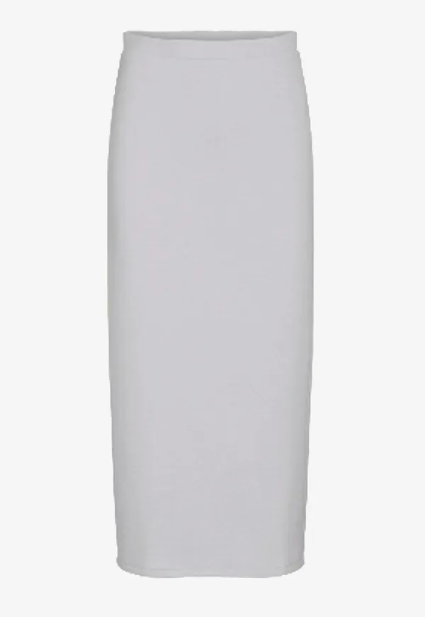 Vila - Kjol viSandy HW Midi Skirt - Grå