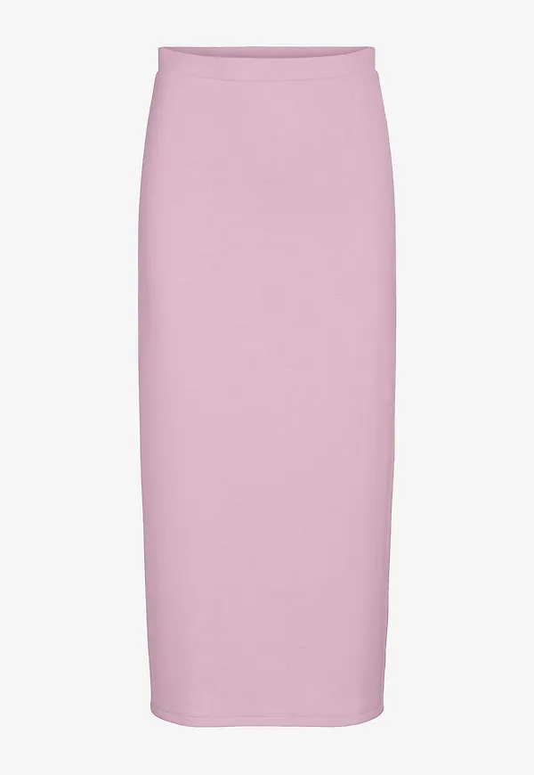 Vila - Kjol viSandy HW Midi Skirt - Rosa