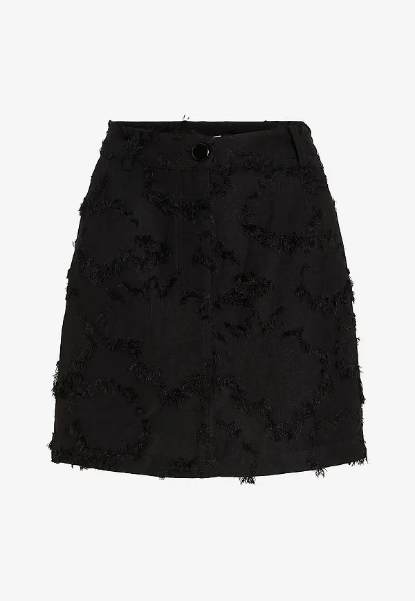Vila - Kjol viSeia Skirt - Svart