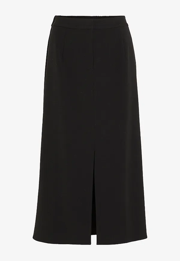 Vila - Kjol viVarone HW Long Skirt - Svart