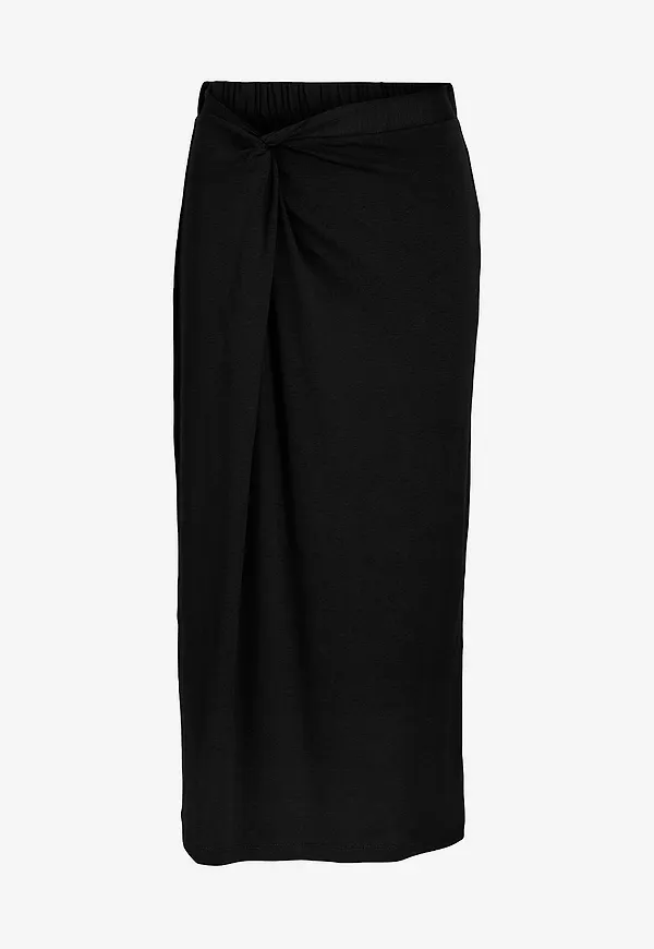 Vila - Kjol viVase HW Midi Skirt - Svart