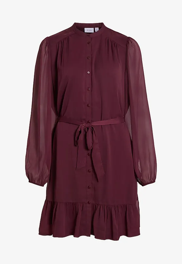 Vila - Klänning viFalia L/S - Röd