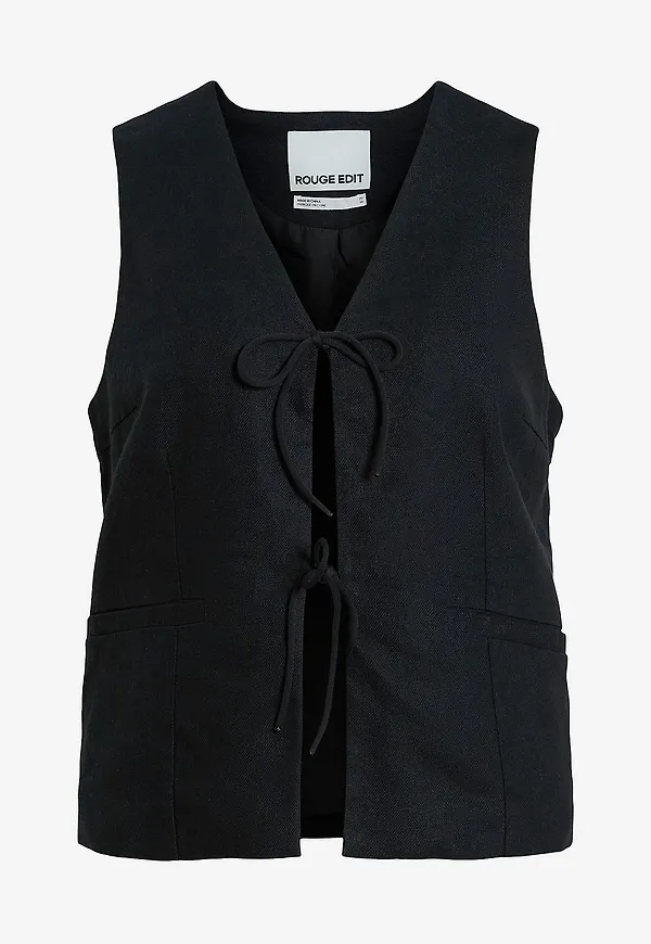 Rouge Edit - Linneväst rouSummer Waistcoat - Blå