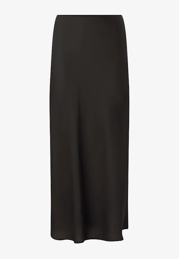 Vila - Maxikjol viEllette HW Long Skirt - Svart
