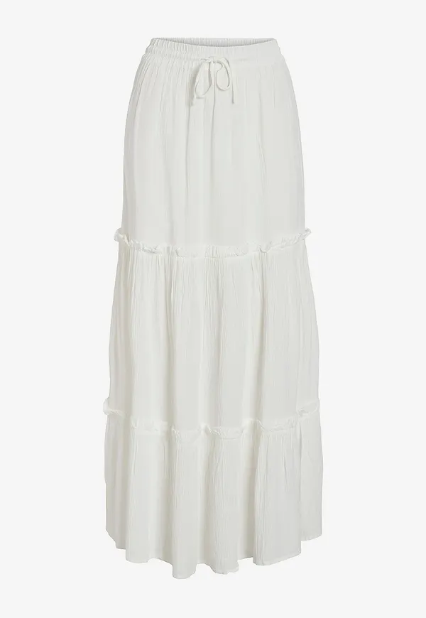 Vila - Maxikjol viMesa HW Long Skirt - Vit