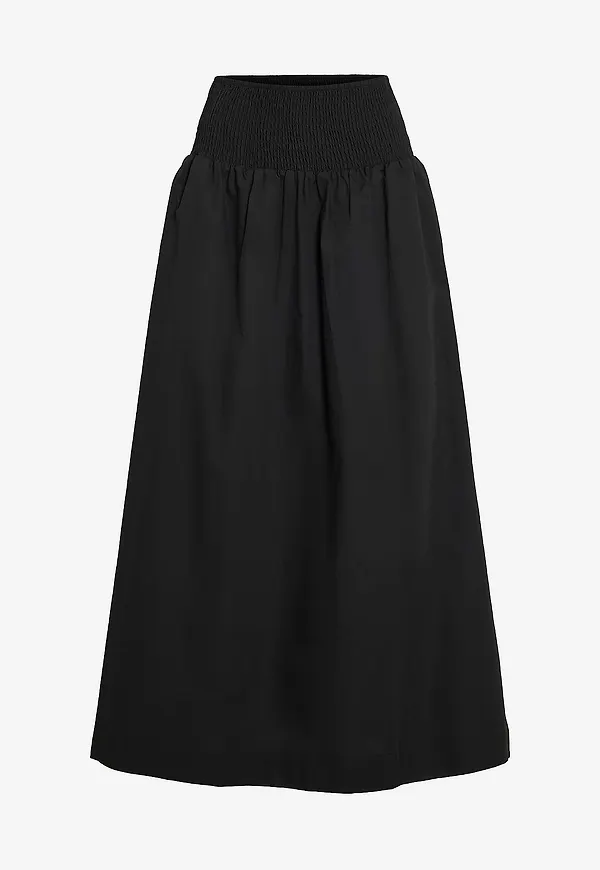 Vila - Maxikjol viMia HW Maxi Skirt - Svart