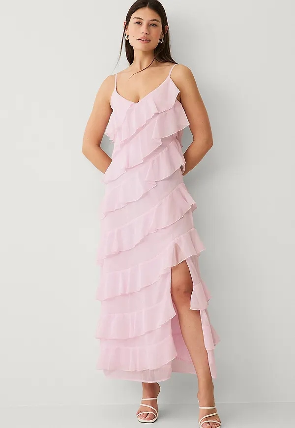 Vila - Maxiklänning viLuna Strap Ankle Dress - Rosa