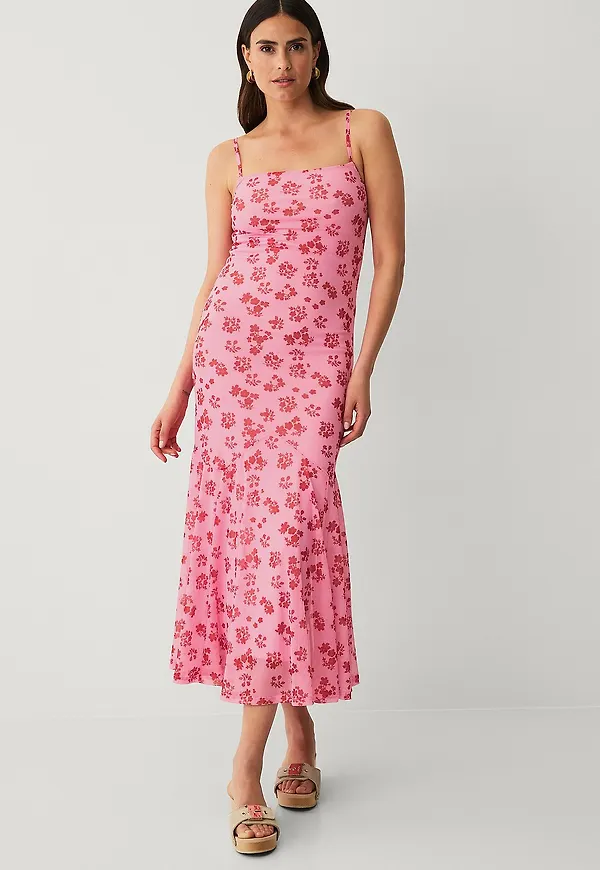 Vila - Maxiklänning viSine Ankle Strap Dress - Rosa