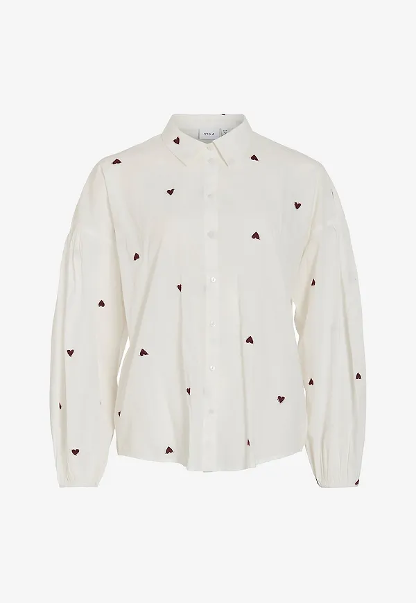 Vila - Skjorta viStef L/S - Vit