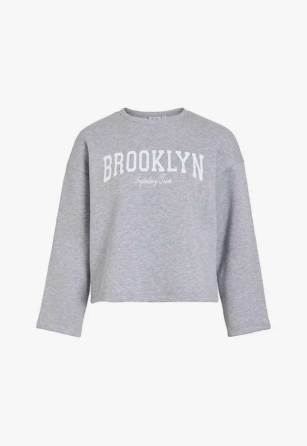 Vila - Sweatshirt viBila L/S - Grå