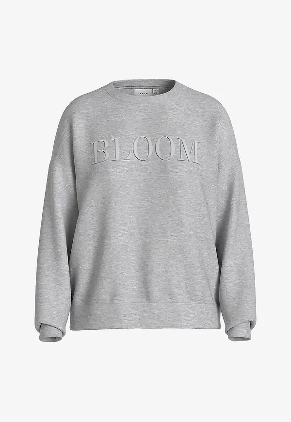 Vila - Sweatshirt viReflect Detail Sweatshirt / LN - Grå