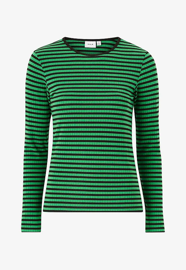 Vila - Topp viAspen L/S Top - Grön