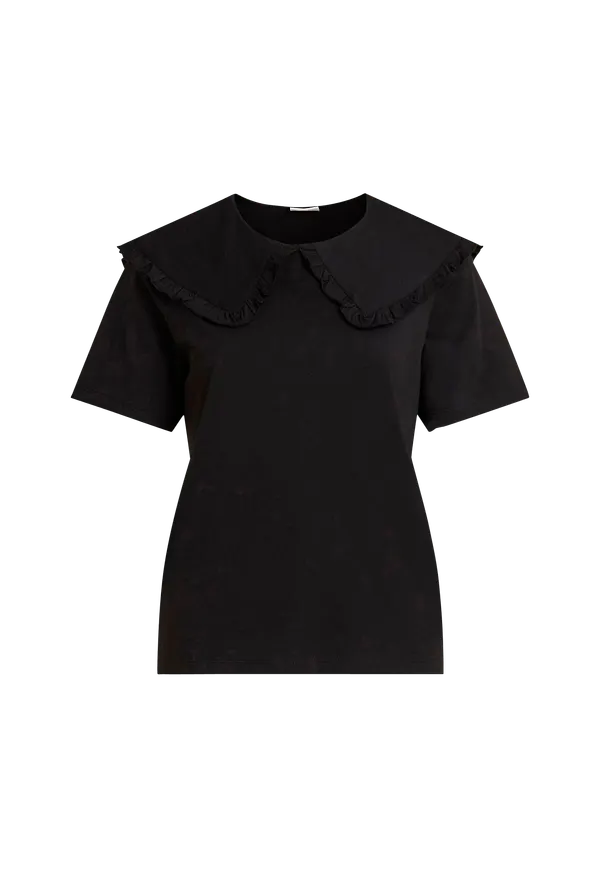 Vila - Topp viKrisa S/S T-shirt - Svart - 36