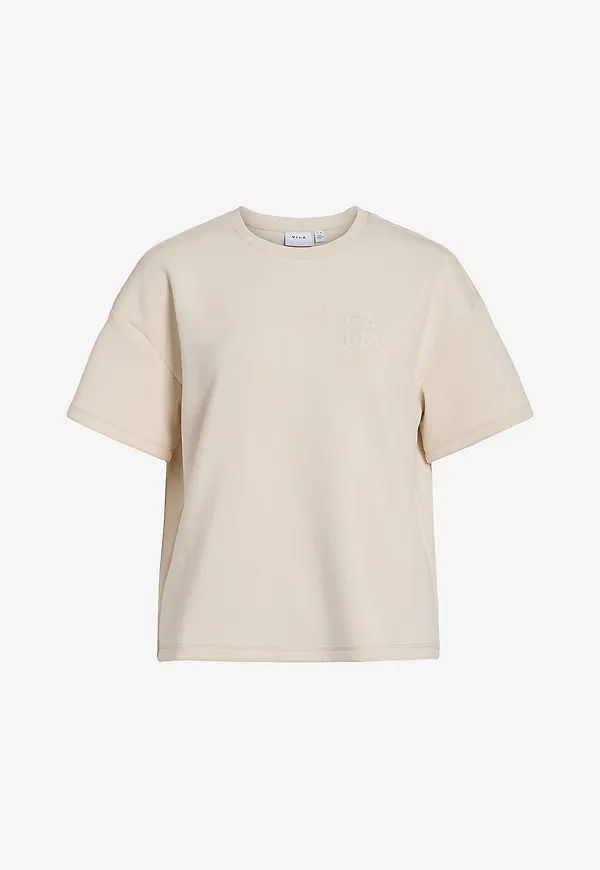 Vila - Topp viReflect O-necK Top - Beige