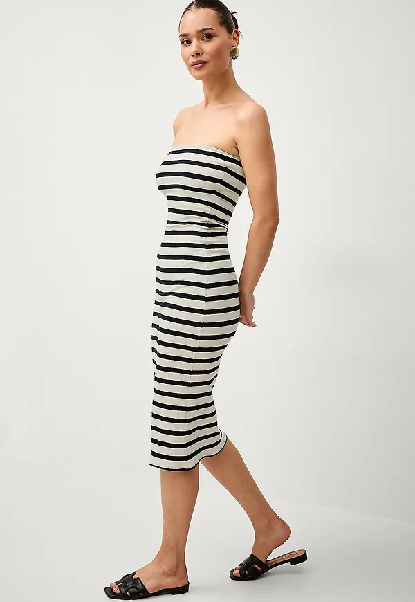 Vila - Tubklänning viHeidi Midi Tube Dress - Beige