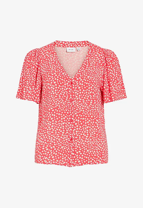 Vila - Blus viGrace V-neck S/S