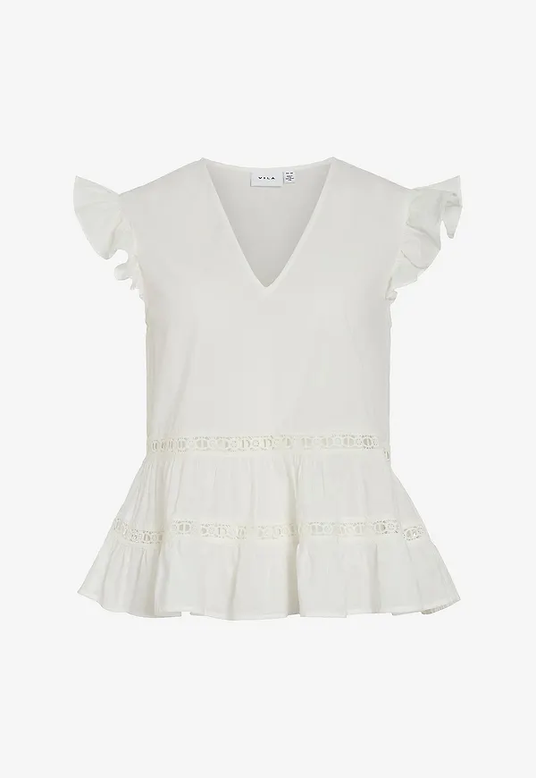 Vila - Blus viHumila V-neck - Vit