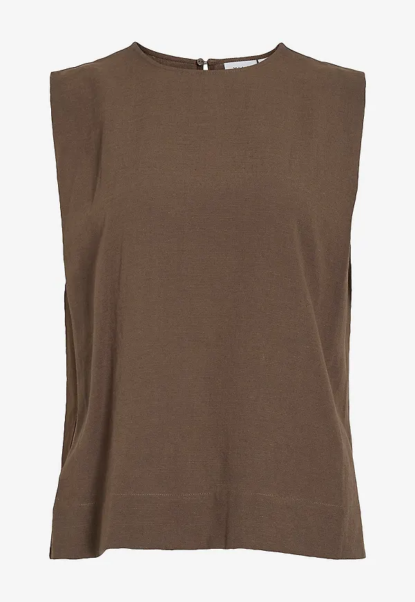 Vila - Blus viLineena S/L - Brun