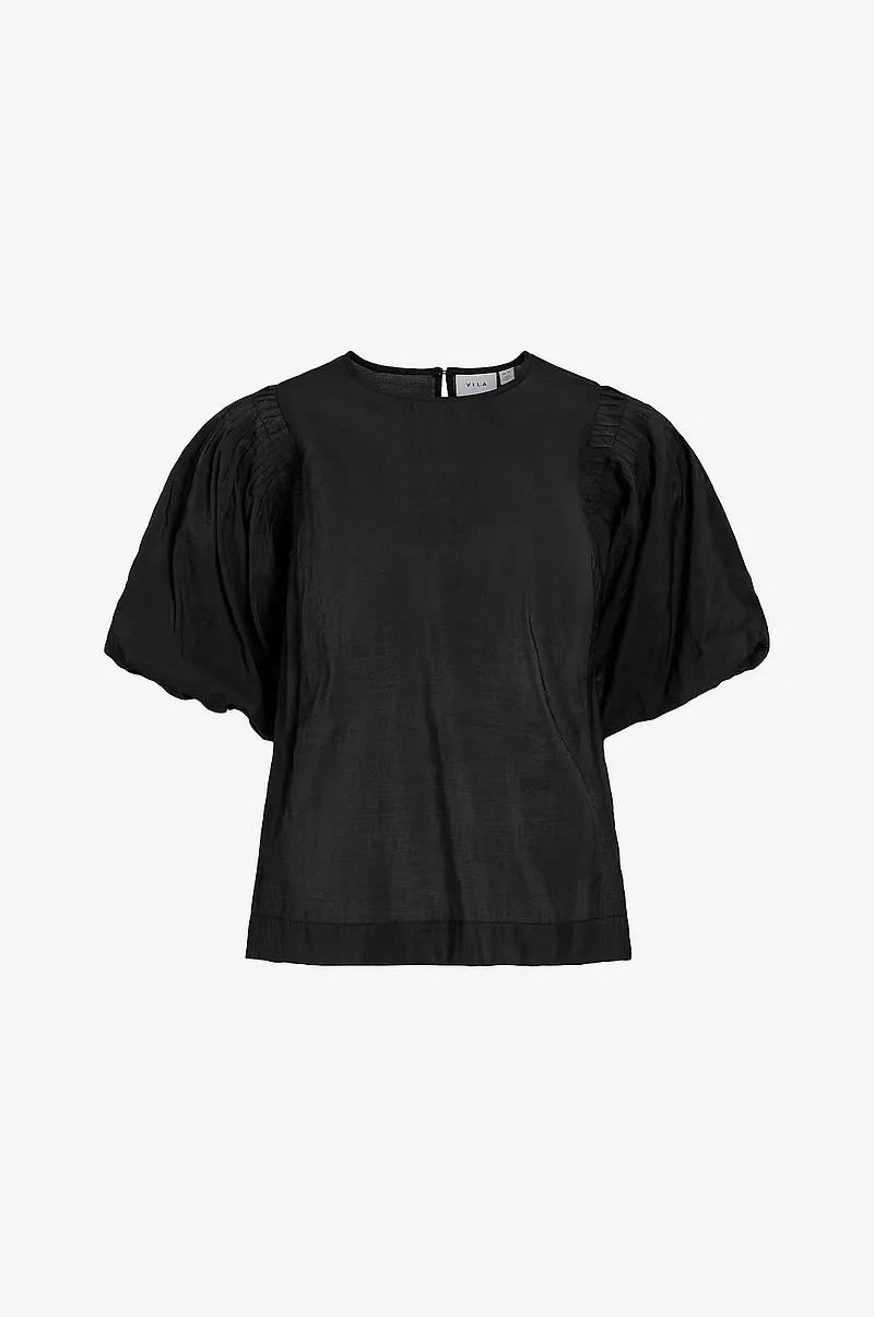 Vila - Blus viManja O-neck 2/4 - Svart