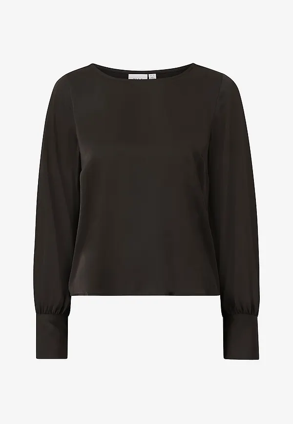 Vila - Blus viOjana L/S Top - Svart