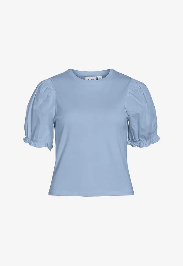 Vila - Blus viRifa O-neck Top - Blå