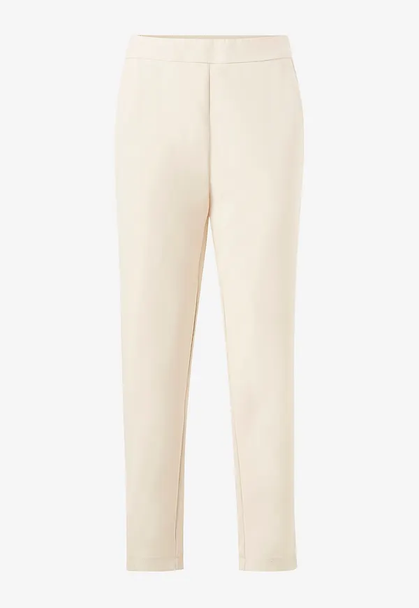 Vila - Byxor viCarrrie Lowny RW 7/8 Pant - Beige
