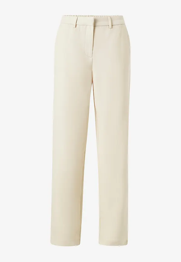 Vila - Byxor viKamma HW Pant - Beige
