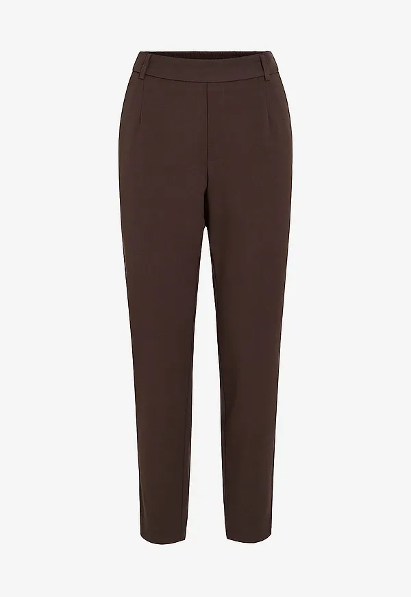 Vila - Byxor viVarone HW Pant - Brun