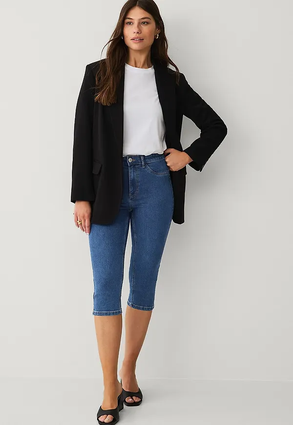 Vila - Caprijeans viJeggy RW Capri - Blå