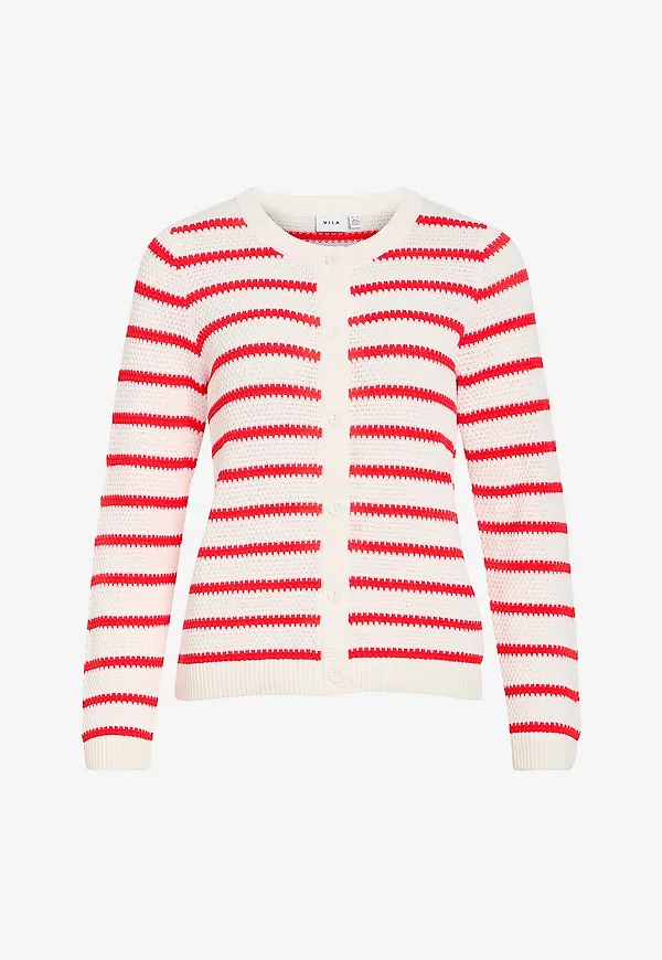 Vila - Cardigan viDalo O-neck - Vit